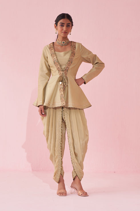 Gulnaz Green Kurta Set